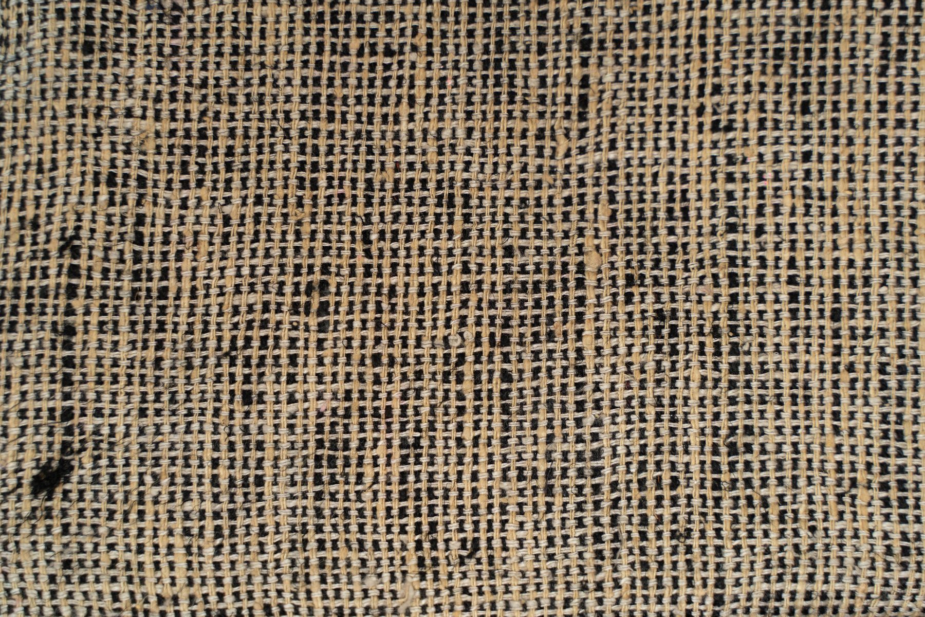 Black/Brown Check, Brown Effect — BHAGALPORE handwoven silk stole