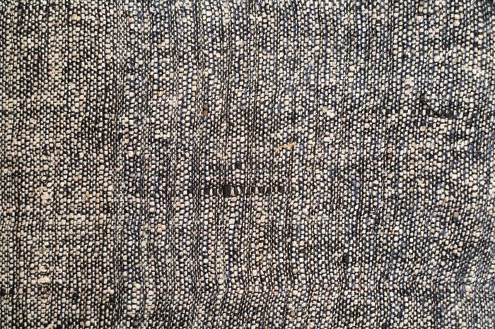 Black, White — BHAGALPORE handwoven silk stole